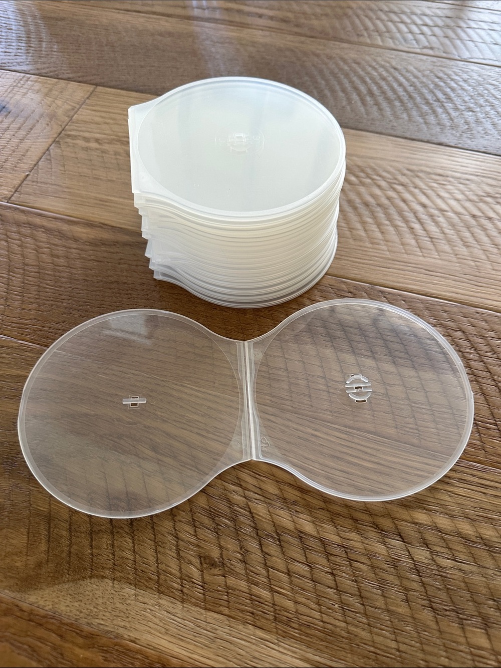 Clear CD/DVD Storage Sleeves Set!